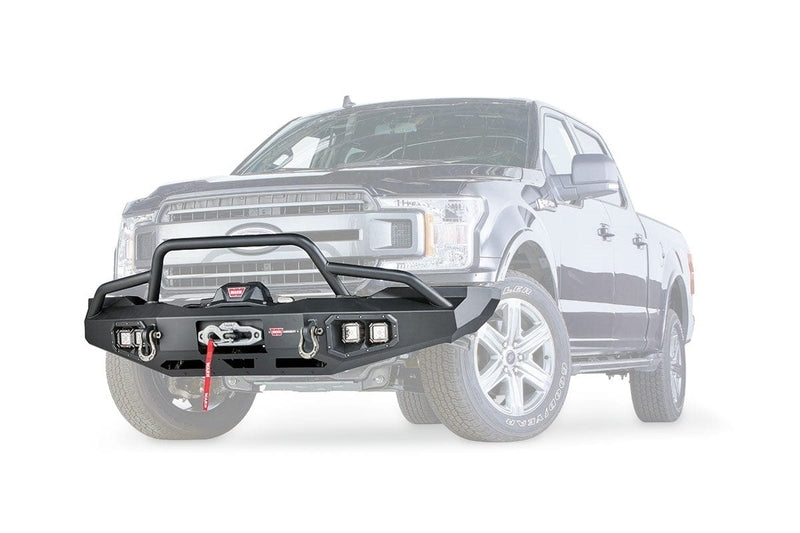 WARN Ascent 100916 2018-2020 Ford F150 Front Winch Bumper - BumperStock