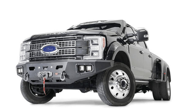 WARN Ascent HD 107181 2017-2022 Ford F450/F550 Super Duty Front Winch Bumper with No Grille Guard