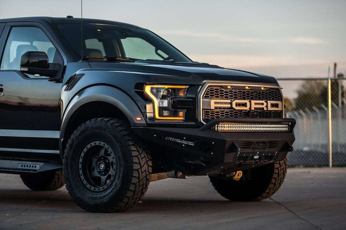 ADD F117432860103 2017-2020 Ford Raptor HoneyBadger Front Bumper - BumperStock