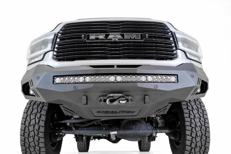 ADD F561423030103 2019-2022 Ram 2500/3500 Stealth Fighter Front Winch Bumper - BumperStock