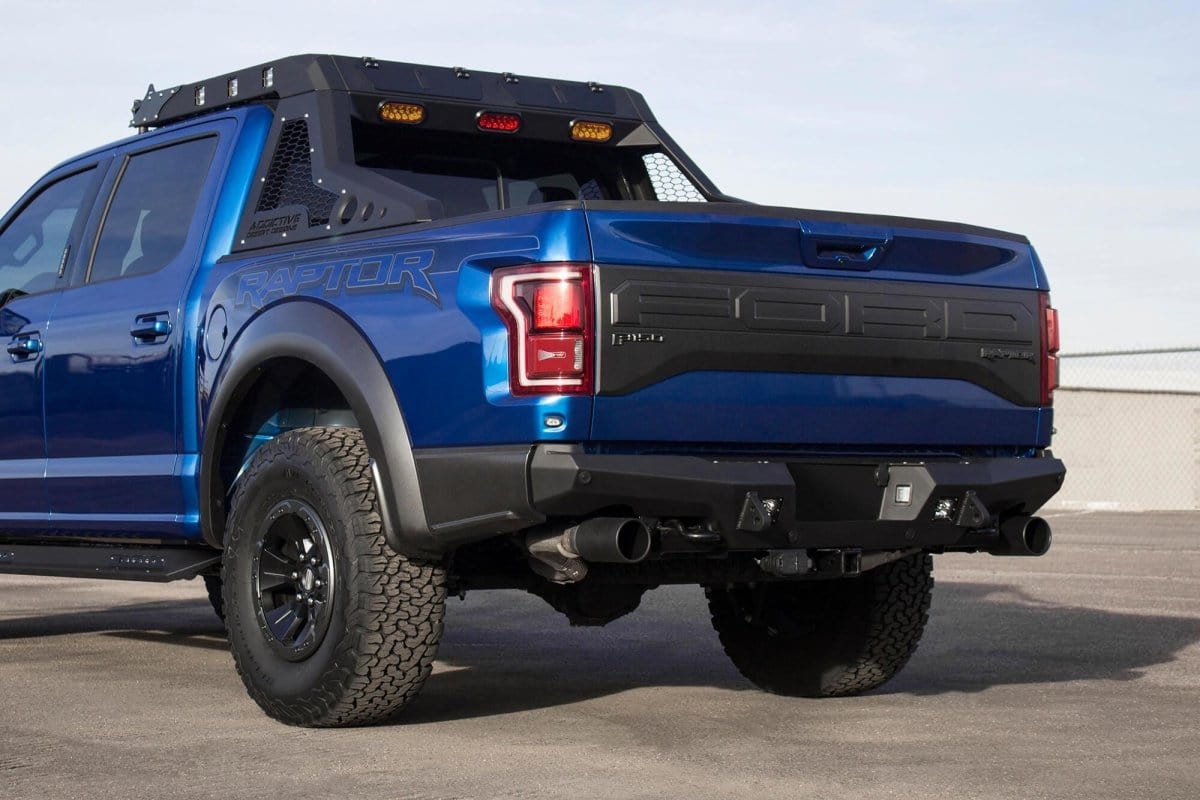 2017 Add Raptor Rear Bumper ADD R117321370103 Ford F150 Raptor 2017-2020 HoneyBadger Rear Bumper ...