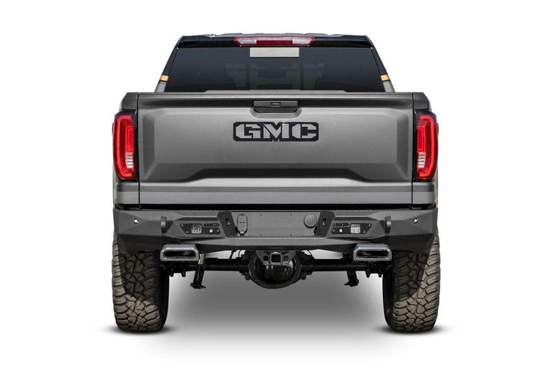 ADD R441051280103 2019-2021 Chevy Silverado 1500 Stealth Fighter Rear Bumper with Exhaust Tips - BumperStock