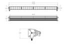 Baja Designs 524003 OnX6+ 40" Combo LED Light Bar - BumperStock