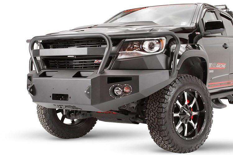 Fab Fours CC15-H3350-1 Chevy Colorado 2015-2020 Premium Front Bumper Winch Ready Full Guard-BumperStock