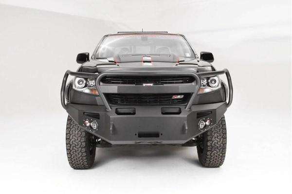 Fab Fours CC15-H3350-1 Chevy Colorado 2015-2020 Premium Front Bumper Winch Ready Full Guard-BumperStock