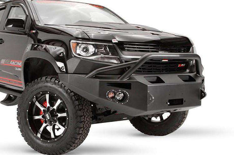 Fab Fours CC15-H3352-1 Chevy Colorado 2015-2020 Premium Front Bumper Winch Ready Pre-Runner Guard - BumperStock
