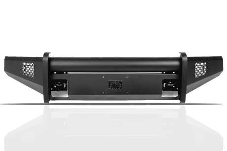 Fab Fours CH08-Q2061-1 2007.5-2010 Chevy Silverado 2500/3500 HD Black Steel Elite Front Bumper No Guard-BumperStock