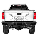 Fab Fours CH11-E2151-1 Chevy Silverado 2500/3500 HD 2011-2014 Vengeance Rear Bumper-BumperStock