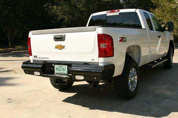 Fab Fours CH11-T2150-1 Chevy Silverado 2500/3500 HD 2011-2014 Black Steel  Rear Bumper