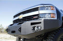 Fab Fours CH14-A3051-1 2015-2019 Chevy Silverado 2500/3500 HD Premium Front Winch Bumper No Guard Non-Sensor-BumperStock