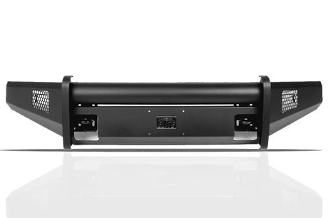 Fab Fours CH14-Q3061-1 2015-2019 Chevy Silverado 2500/3500 HD Black Steel Elite Front Bumper No Guard-BumperStock