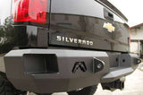 Fab Fours CH14-W3050-1 Chevy Silverado 2500/3500 HD 2015-2019 Premium Rear Bumper Non-Sensor-BumperStock