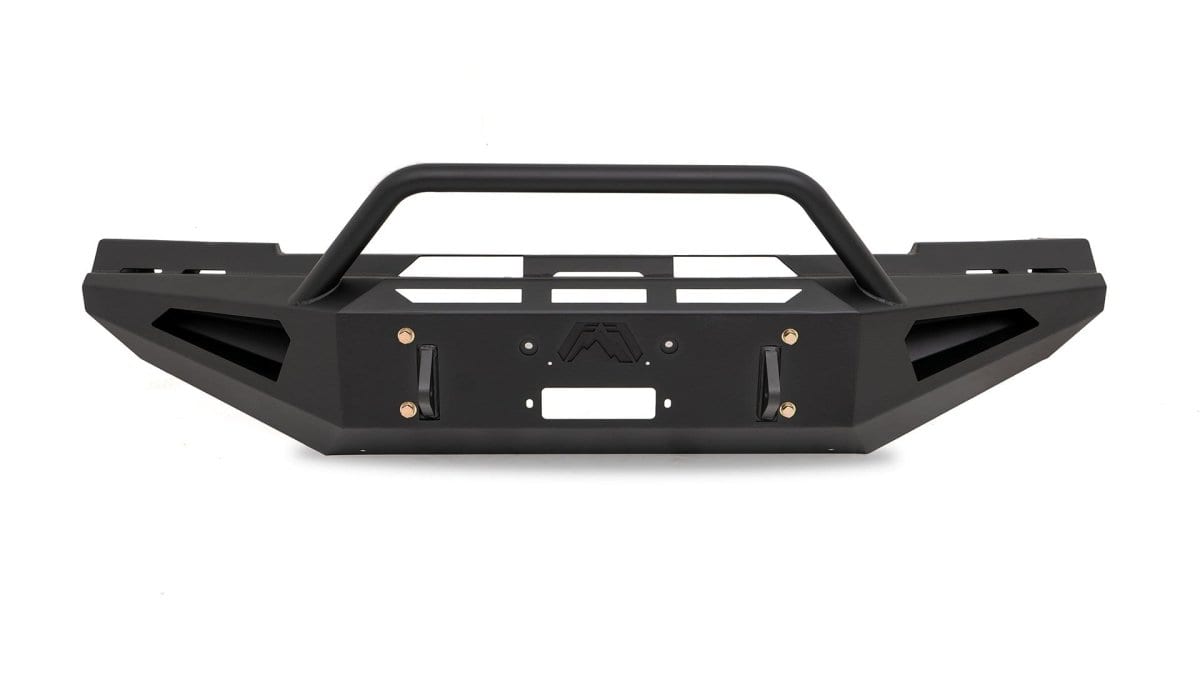 Fab Fours CH15-RS3062-1 Chevy Silverado 2500/3500 HD 2015-2019 Red Steel Front Winch Bumper Pre-Runner Guard-BumperStock