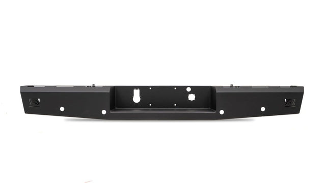 Fab Fours CH15-RT3050-1 Chevy Silverado 2500/3500 HD 2015-2019 Red Steel Rear Bumper-BumperStock