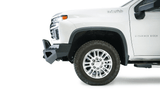 Fab Fours CH20-RS4962-1 Chevy Silverado 2500/3500 HD 2020-2021 Red Steel Front Winch Bumper Pre-Runner Guard - BumperStock