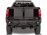 Fab Fours CS07-E1850-1 2007-2013 GMC Sierra 1500 Vengeance Rear Bumper Non-Sensor-BumperStock