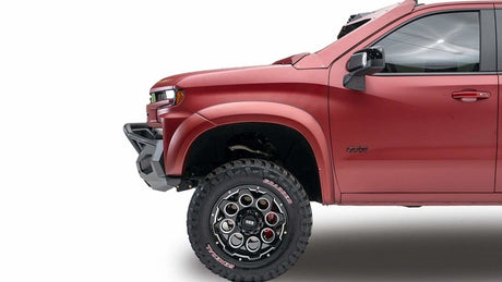 Fab Fours CS19-X4052-1 Chevy Silverado 1500 2019-2021 Matrix Front Bumper Winch Ready Pre-Runner Guard-BumperStock