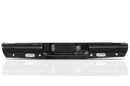 Fab Fours DR03-T1050-1 Dodge Ram 2500/3500 HD 2003-2009 Black Steel Rear Bumper-BumperStock