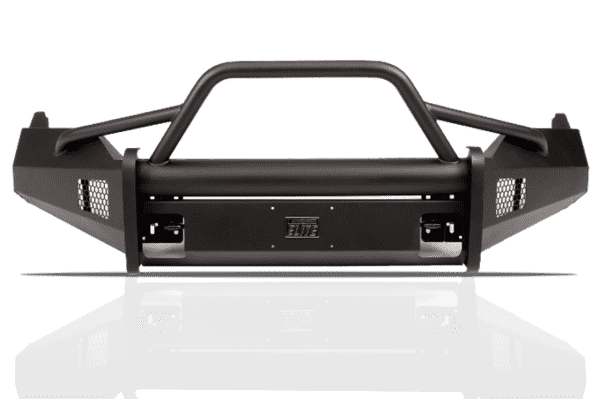 Fab Fours DR13-R2962-1 Dodge Ram 1500 2013-2018 Black Steel Elite Front Bumper Pre-Runner Guard-BumperStock
