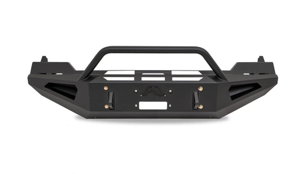 Fab Fours DR13-RS2462-1 Dodge Ram 1500 2013-2018 Red Steel Winch Front Bumper Pre-Runner Guard-BumperStock