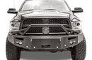 Fab Fours DR16-C4052-1 Dodge Ram 2500/3500/4500/5500 2016-2018 Premium Winch Ready Front Bumper Pre-Runner Guard Sensor-BumperStock