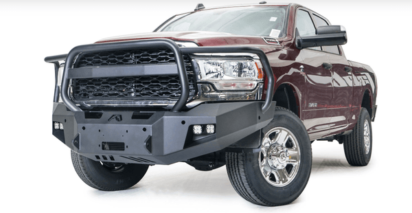 Fab Fours DR19-A4450-1 Dodge Ram 2500/3500 HD 2019-2021 New Premium Front Bumper Winch Ready Full Guard-BumperStock