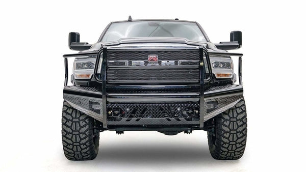 Fab Fours DR19-S4460-1 Black Steel Ram 2500/3500 Front Bumper 2019