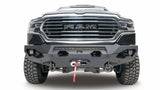Fab Fours DR19-X4251-1 Dodge Ram 1500 2019-2021 Matrix Front Bumper Winch Ready No Guard-BumperStock