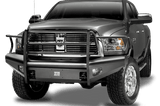Fab Fours DR94-Q1560-1 Dodge Ram 2500/3500 HD 1994-2002 Black Steel Elite Front Bumper Full Guard-BumperStock