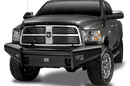 Fab Fours DR94-Q1561-1 Dodge Ram 2500/3500 HD 1994-2002 Black Steel Elite Front Bumper No Guard-BumperStock