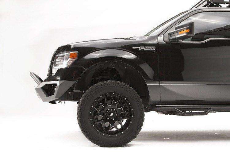 Fab Fours FF09-D1952-1 Ford F150 2009-2014 Vengeance Front Bumper Pre-Runner Guard-BumperStock