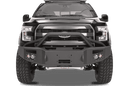 Fab Fours FF09-H1952-1 Ford F150 2009-2014 Premium Front Bumper Winch Ready Pre-Runner Guard-BumperStock
