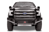 Fab Fours FF09-K1961-1 Ford F150 2009-2014 Black Steel Front Bumper No Guard-BumperStock