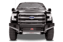 Fab Fours FF09-K1961-1 Ford F150 2009-2014 Black Steel Front Bumper No Guard-BumperStock