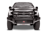 Fab Fours FF09-K1962-1 Ford F150 2009-2014 Black Steel Front Bumper Pre-Runner Guard-BumperStock