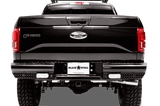 Fab Fours FF09-T1750-1 Ford F150 2009-2014 Black Steel Rear Bumper-BumperStock
