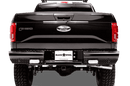 Fab Fours FF09-T1750-1 Ford F150 2009-2014 Black Steel Rear Bumper-BumperStock