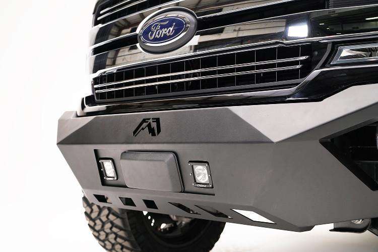 Fab Fours FF18-D4551-1 Ford F150 2018-2020 Vengeance Front Bumper No Guard-BumperStock