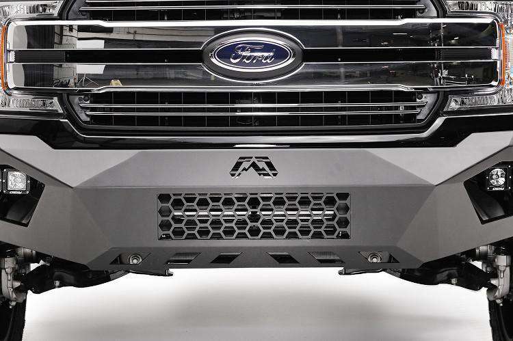Fab Fours FF18-D4551-1 Ford F150 2018-2020 Vengeance Front Bumper No Guard-BumperStock