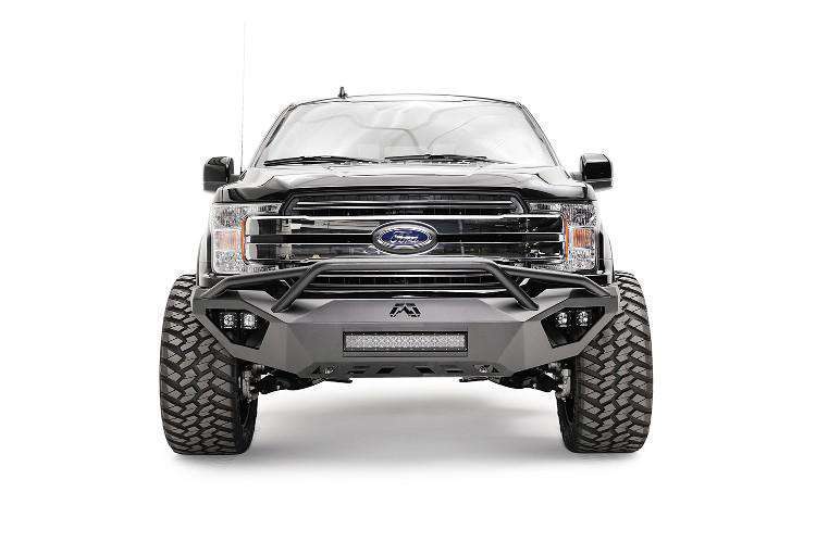 Fab Fours FF18-D4552-1 Ford F150 2018-2020 Vengeance Front Bumper Pre-Runner Guard-BumperStock