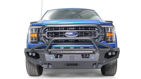 Fab Fours FF21-X4752-1 Ford F150 2021 Matrix Front Winch Bumper Pre-Runner Guard - BumperStock