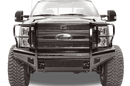 Fab Fours FS05-S1260-1 Ford F250/F350/F450/F550 Super Duty 2005-2007 Black Steel Front Bumper Full Guard-BumperStock