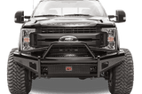 Fab Fours FS05-S1262-1 Ford F250/F350/F450/F550 Super Duty 2005-2007 Black Steel Front Bumper Pre-Runner Guard-BumperStock