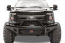 Fab Fours FS05-S1262-1 Ford F250/F350/F450/F550 Super Duty 2005-2007 Black Steel Front Bumper Pre-Runner Guard-BumperStock