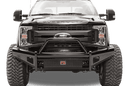 Fab Fours FS08-S1962-1 Ford F250/F350/F450/F550 Super Duty 2008-2010 Black Steel Front Bumper Pre-Runner Guard-BumperStock