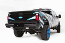 Fab Fours FS08-T1350-1 Ford F250/F350 Super Duty 1999-2016 Black Steel Rear Bumper-BumperStock