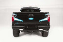 Fab Fours FS08-T1350-1 Ford F250/F350 Super Duty 1999-2016 Black Steel Rear Bumper-BumperStock