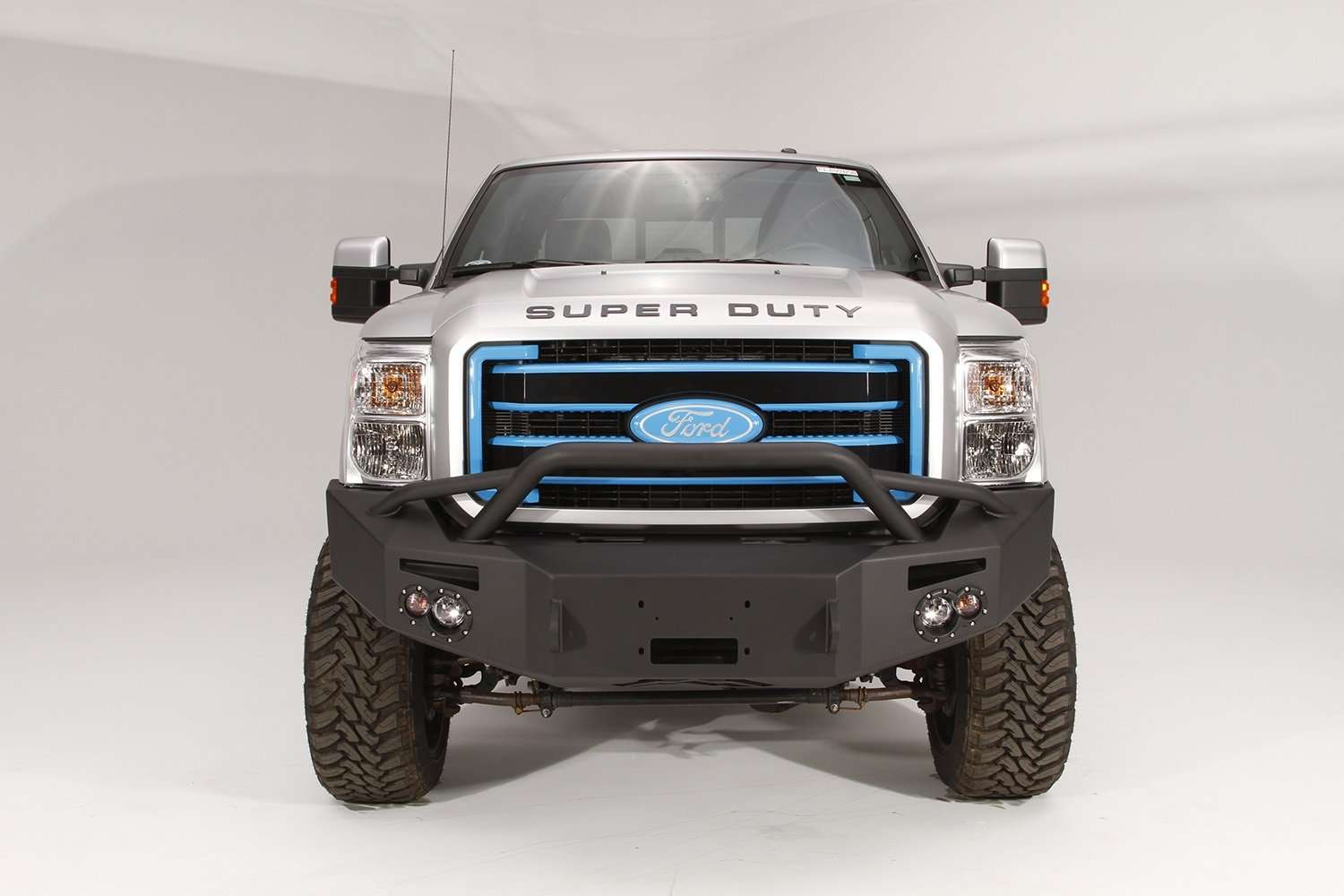 Fab Fours FS11-A2552-1 Ford F250/F350 Superduty 2011-2016 Premium Front  Winch Bumper Pre-Runner Guard