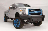 Fab Fours FS11-Q2561-1 Ford F250/F350/F450/F550 Super Duty 2011-2016 Black Steel Elite Front Bumper No Guard-BumperStock