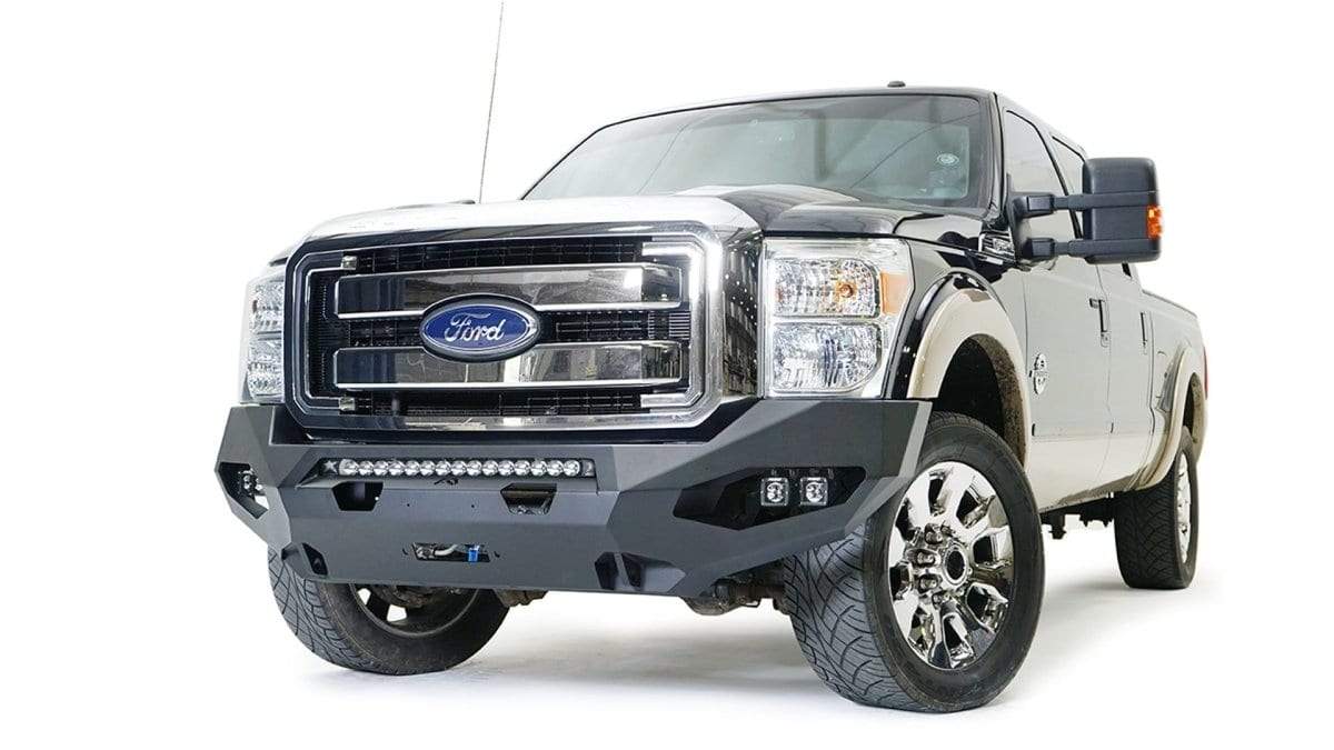 Fab Fours FS11-X2551-1 Ford F250/F350 Super Duty 2011-2016 Matrix Front Winch Bumper No Guard - BumperStock